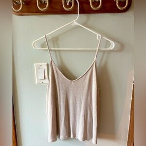 Tan sweater tank